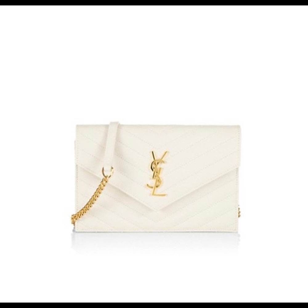 Small Monogram Matelassé Leather Wallet-On…